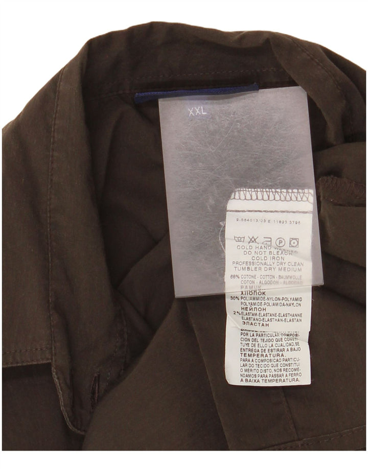 Koszula damska TRUSSARDI JEANS UK 20 2XL Brązowa, bawełniana