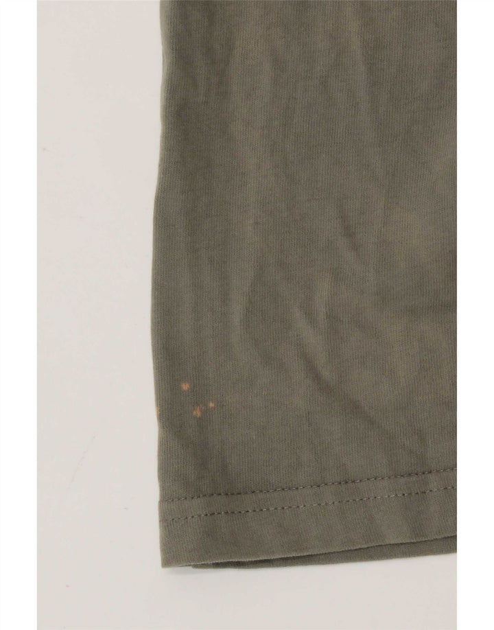 T-shirt męski Jack Wills o swobodnym kroju, średniej wielkości bawełna khaki