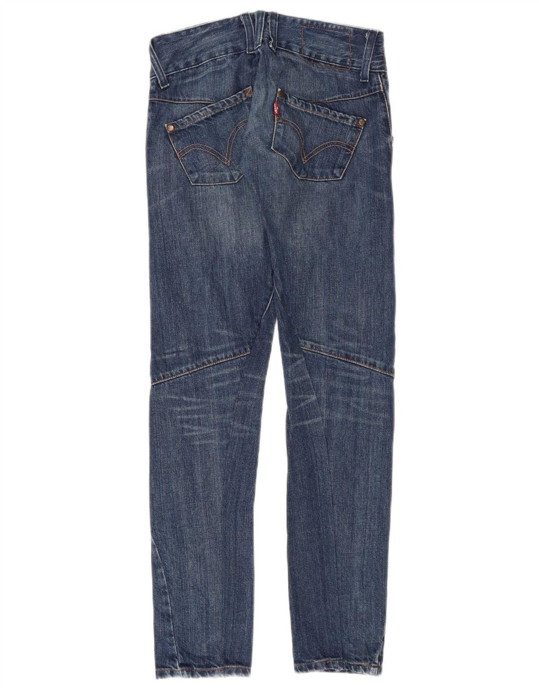 Damskie jeansy Levi's Slim W26 L32 Niebieskie bawełniane