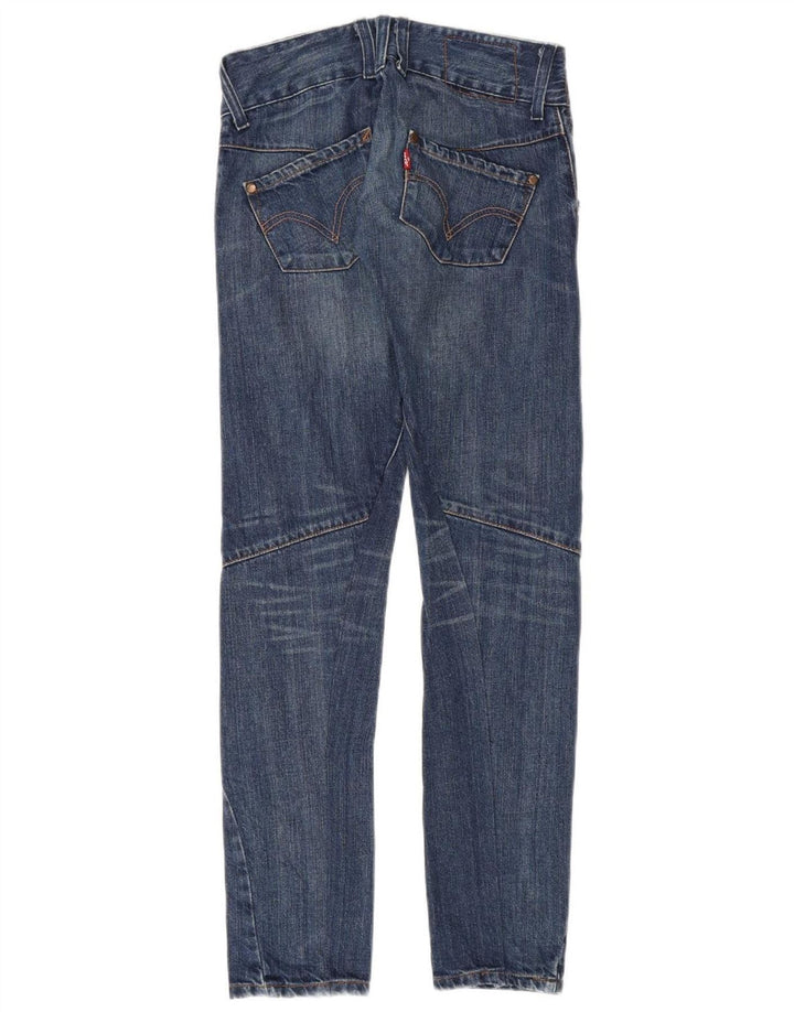 Damskie jeansy Levi's Slim W26 L32 Niebieskie bawełniane