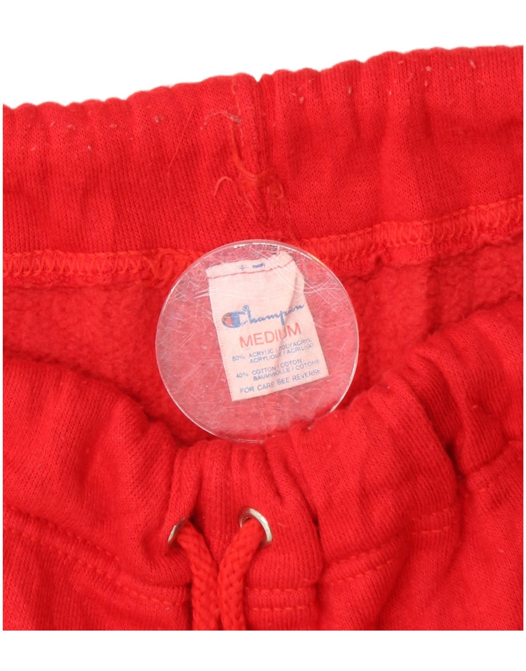 Męskie spodnie dresowe CHAMPION Joggery w kolorze średniej czerwieni, akrylowe