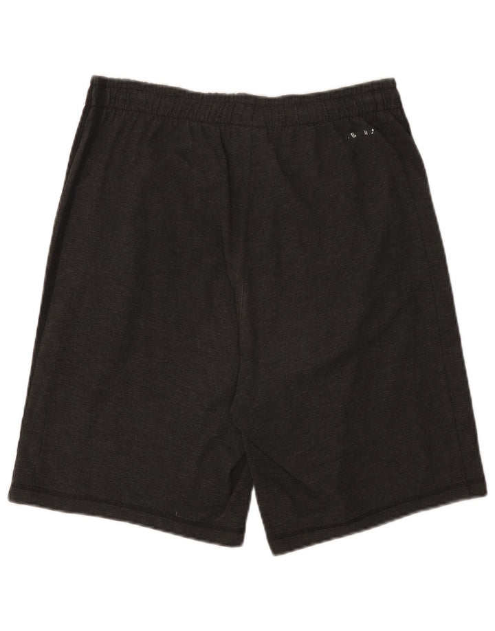 Męskie spodenki sportowe Adidas Climalite, małe, szare, poliestrowe