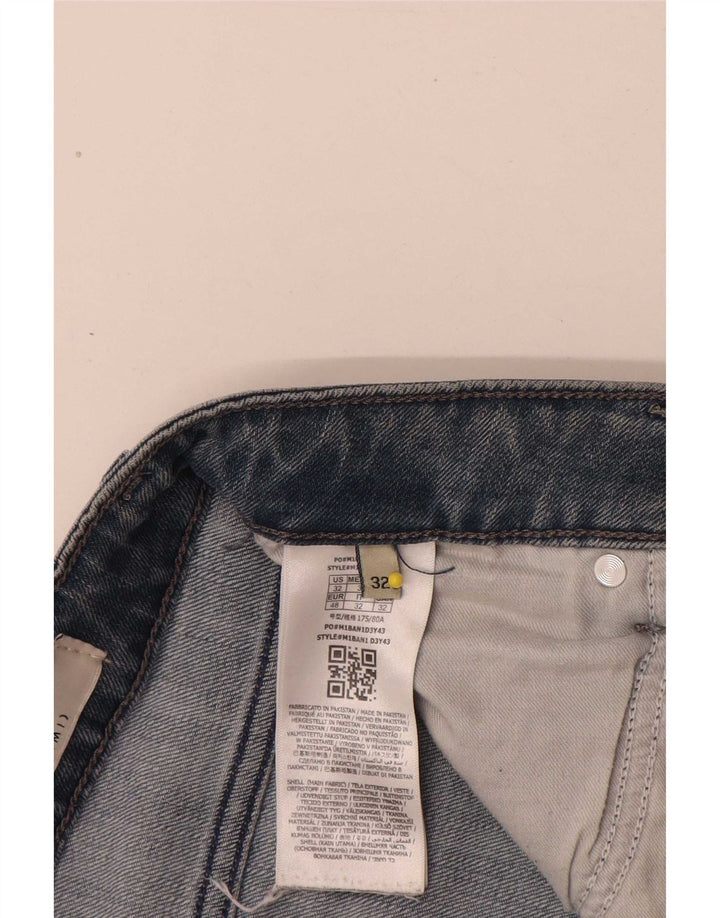 Guess Męskie jeansy slim W32 L32 Niebieskie bawełniane