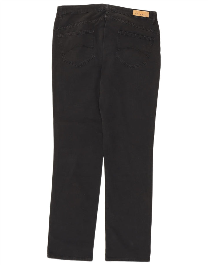Damskie jeansy Carrera Comfort Fit Straight W34 L31 Czarne