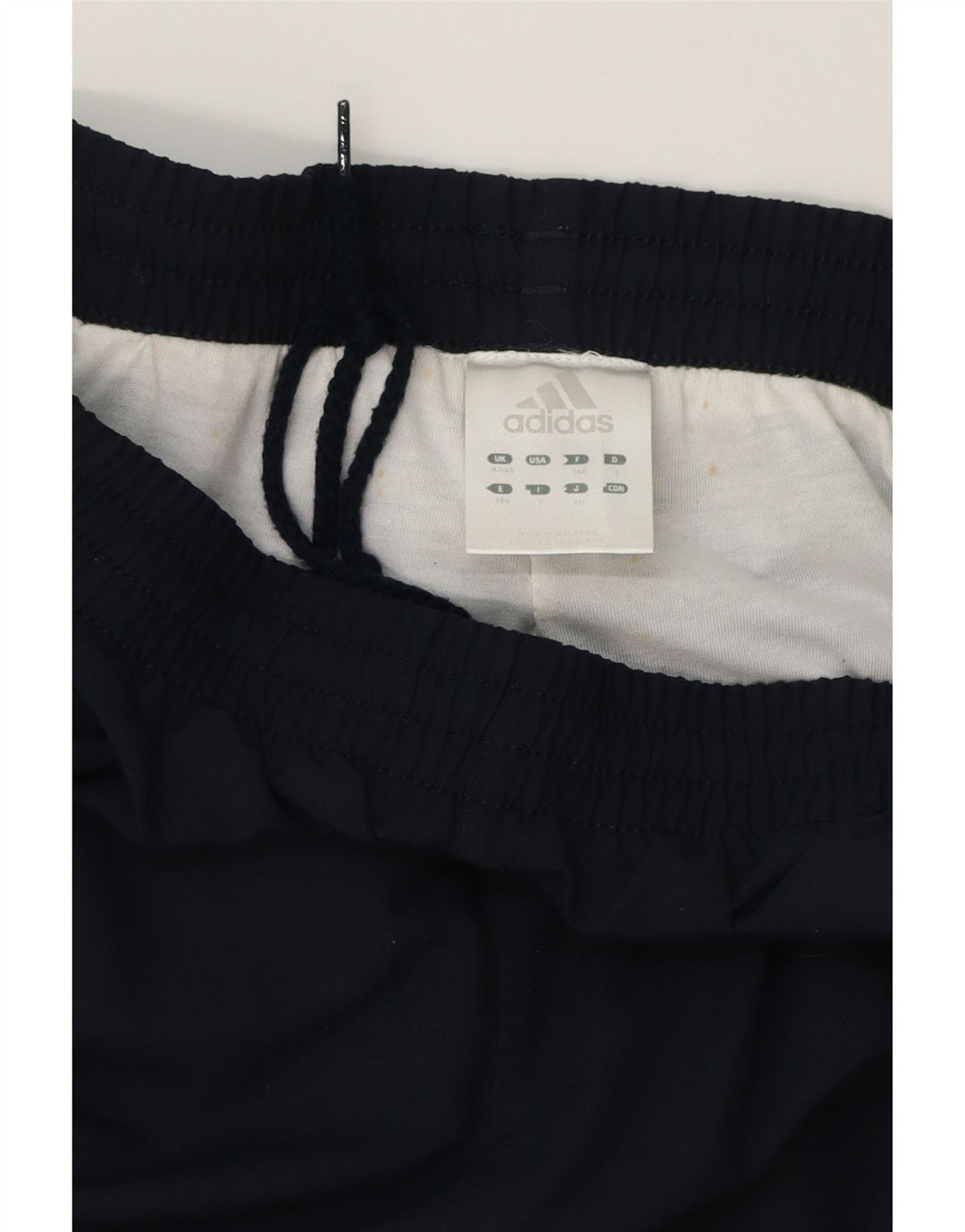ADIDAS Mens Tracksuit Trousers Joggers Large  Navy Blue Polyester Vintage Adidas and Second-Hand Adidas from Messina Hembry 