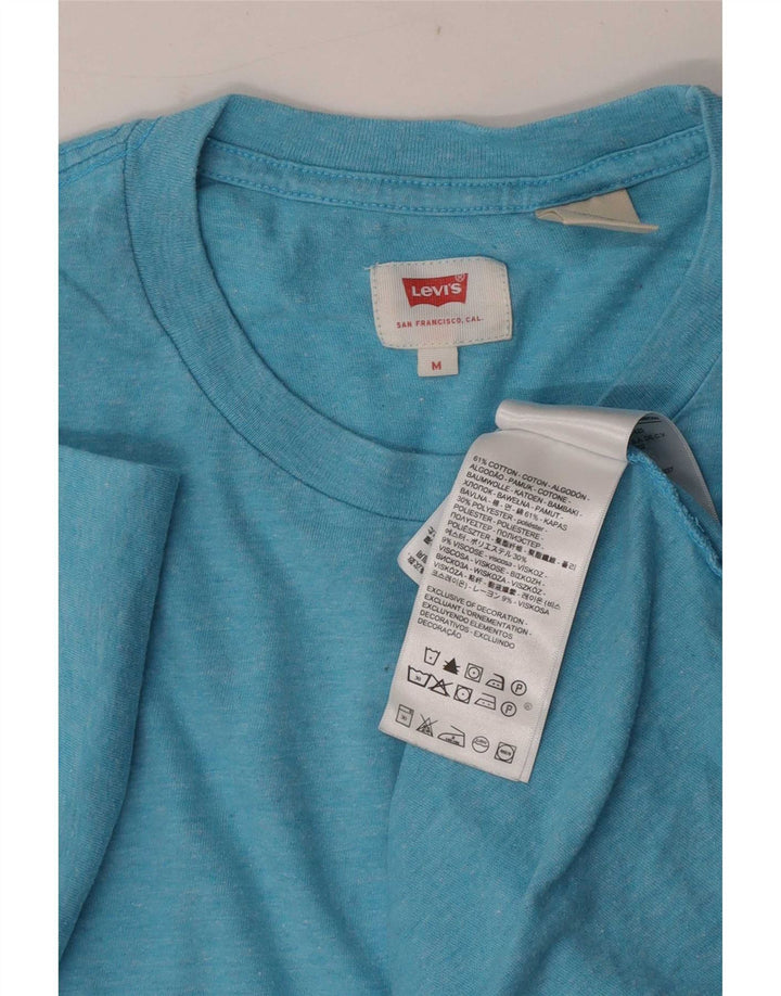 Męska koszulka Levi's Top, średnia, niebieska bawełna w cętki