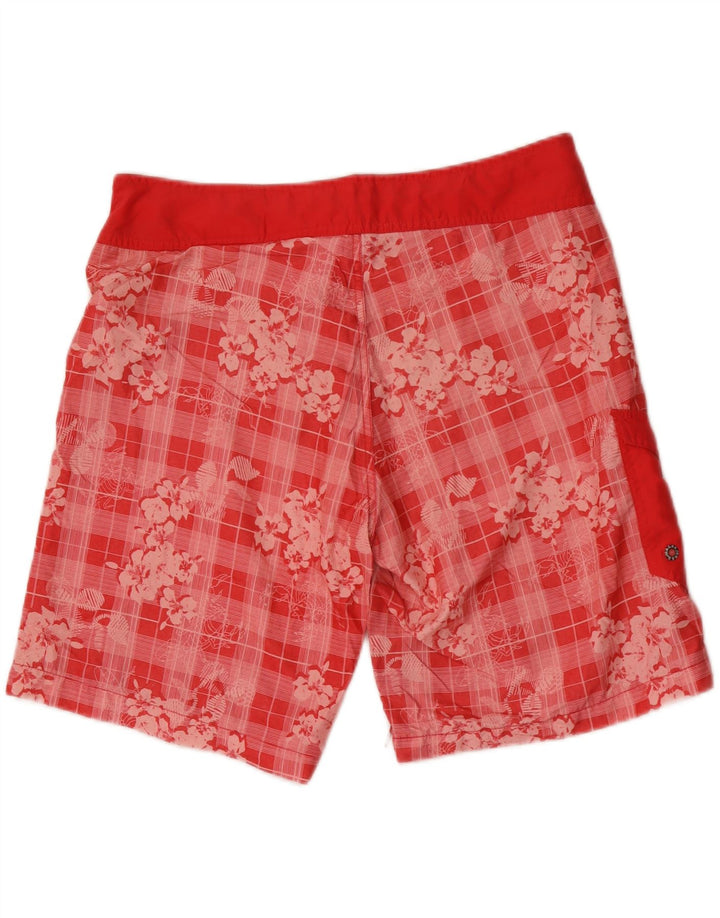 Męskie spodenki kąpielowe Jack & Jones, duży, czerwony, kwiatowy poliester