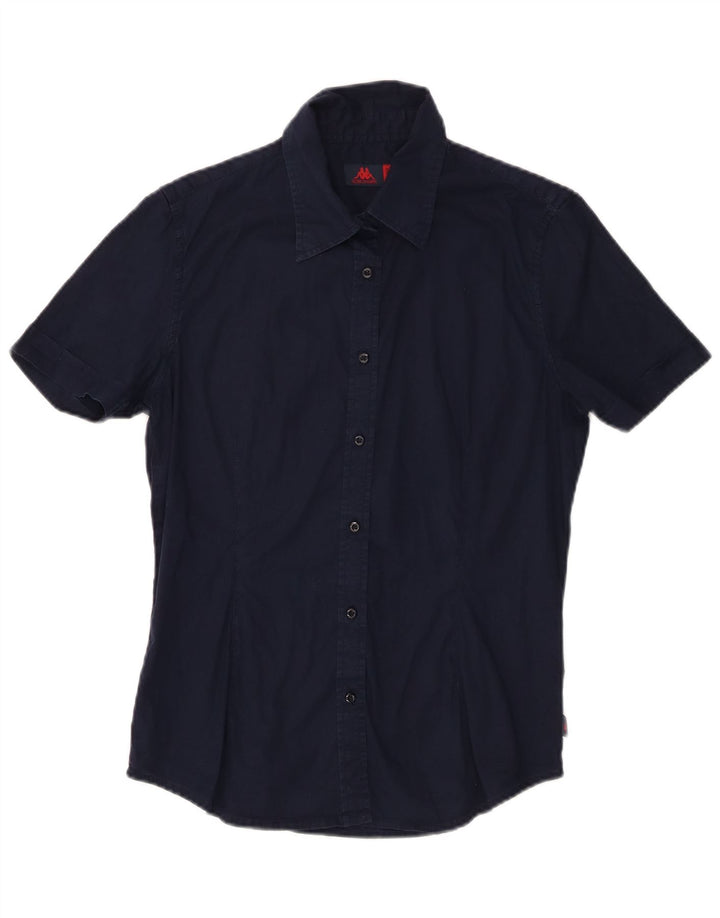 Damska koszulka z krótkim rękawem Kappa UK 18 XL granatowa