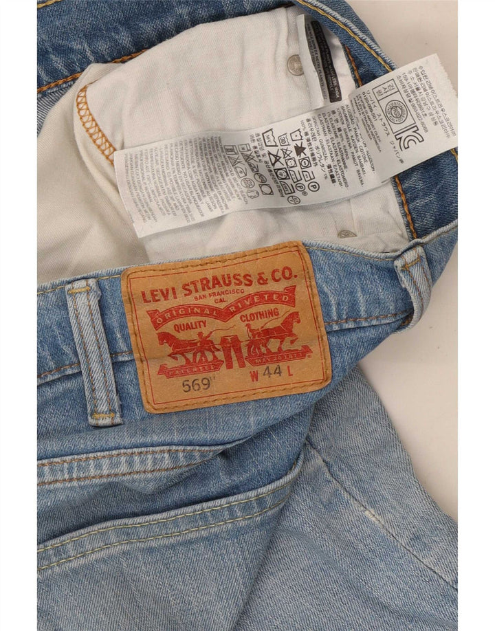 Męskie spodenki jeansowe Levi's 569 W44 2XL Niebieskie bawełniane