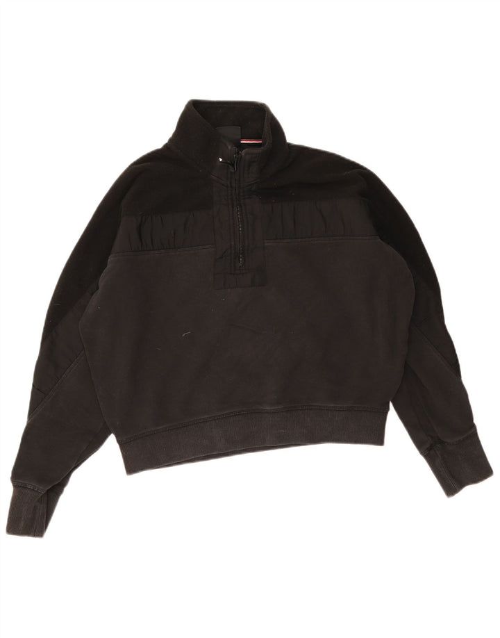 Damski sweter oversize Superdry Crop UK 12, średni czarny