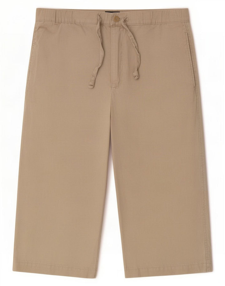 Spodnie męskie Marks & Spencer Blue Harbor Capri W32 Średni beż lniany