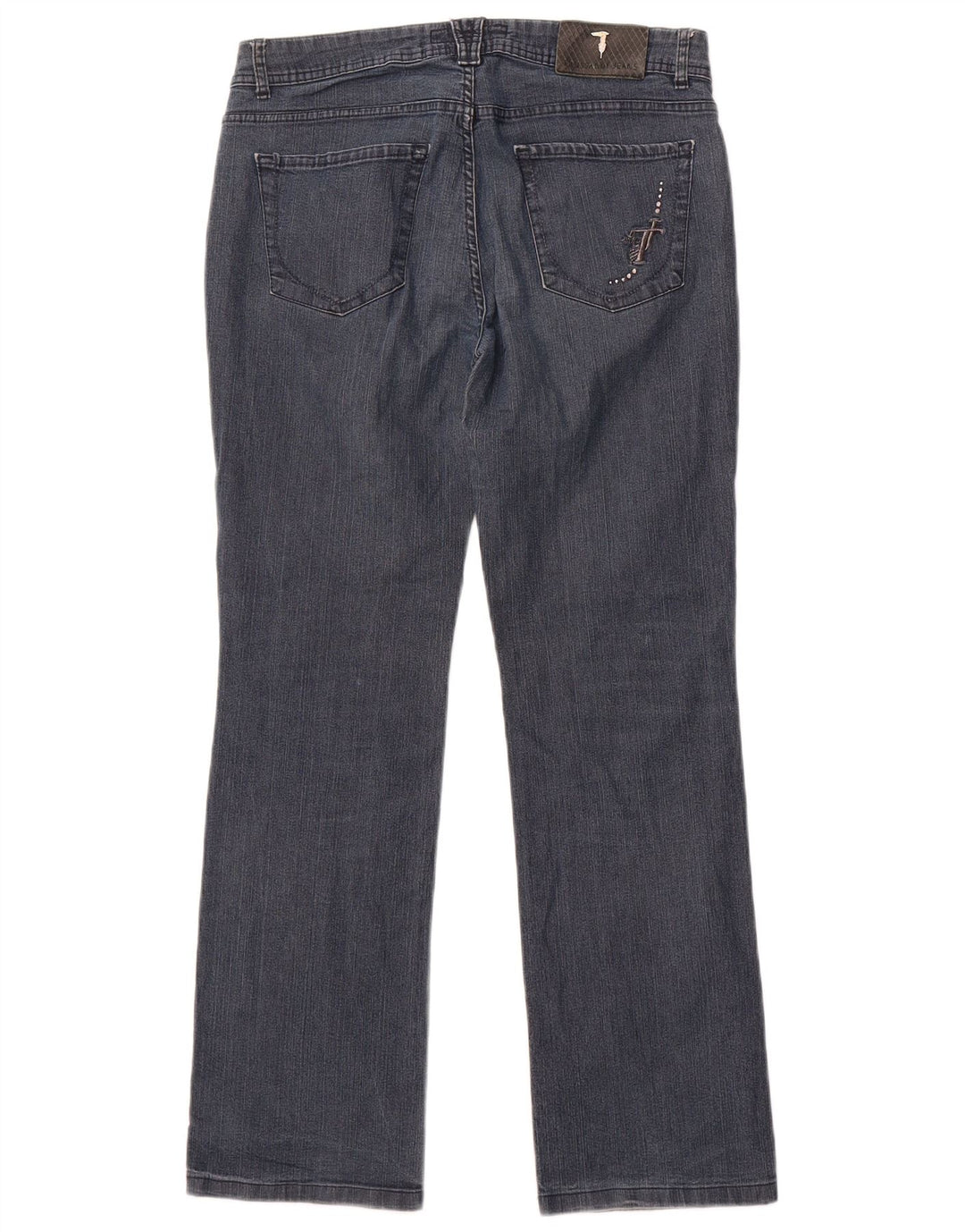 Damskie proste dżinsy Trussardi W31 L30 Niebieskie bawełniane