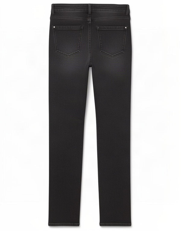 Marks & Spencer Damskie The Lily Slim Jeans UK 10 Small W28 L28 Czarna bawełna