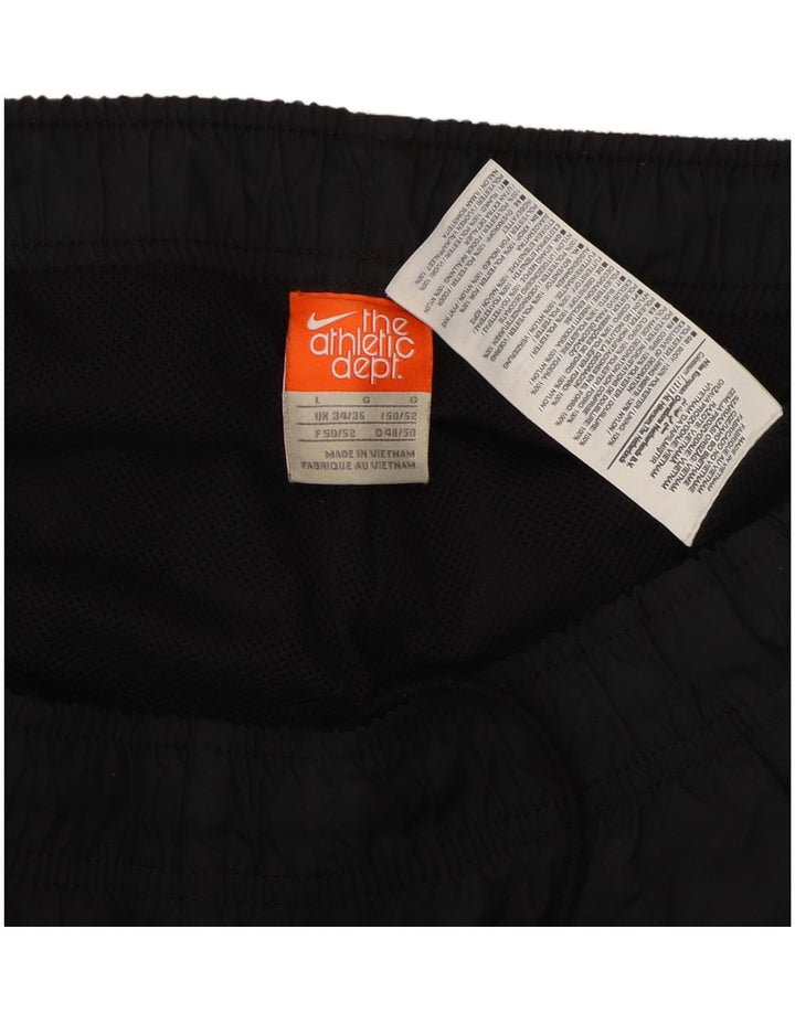 Męskie spodnie dresowe Nike, duże, czarne, poliestrowe