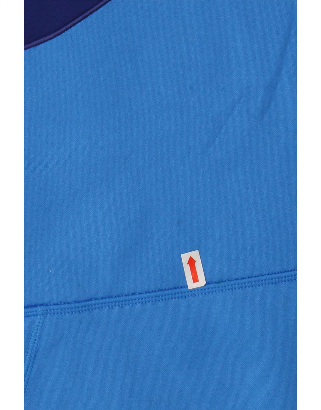 Damska bluza z kapturem NIKE z grafiką UK 14, średni niebieski poliester