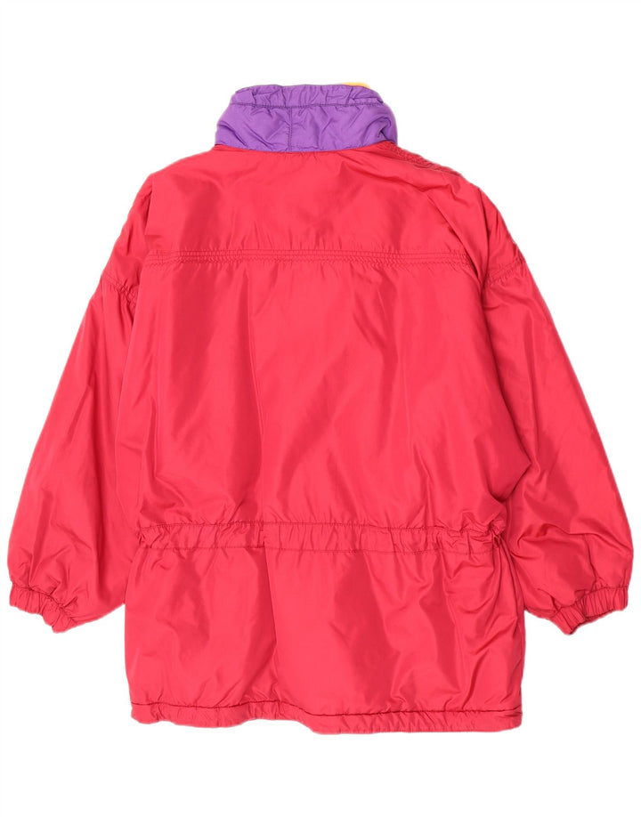 Damska kurtka narciarska oversize w stylu vintage IT 44/46 w kolorze średniej czerwieni