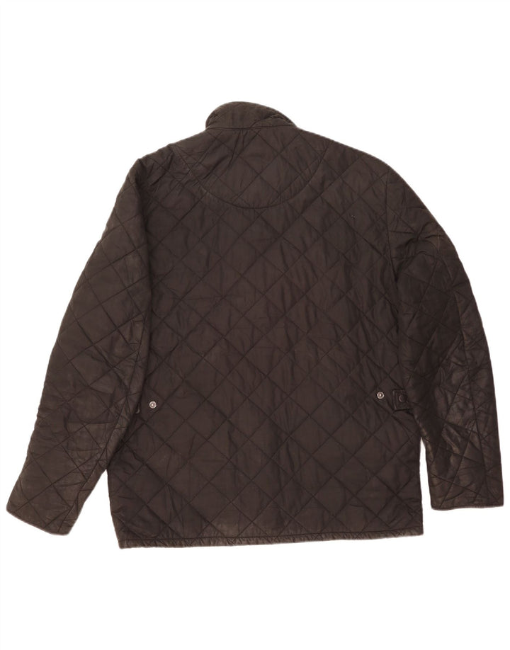 Męska pikowana kurtka Barbour UK 40 duża czarna