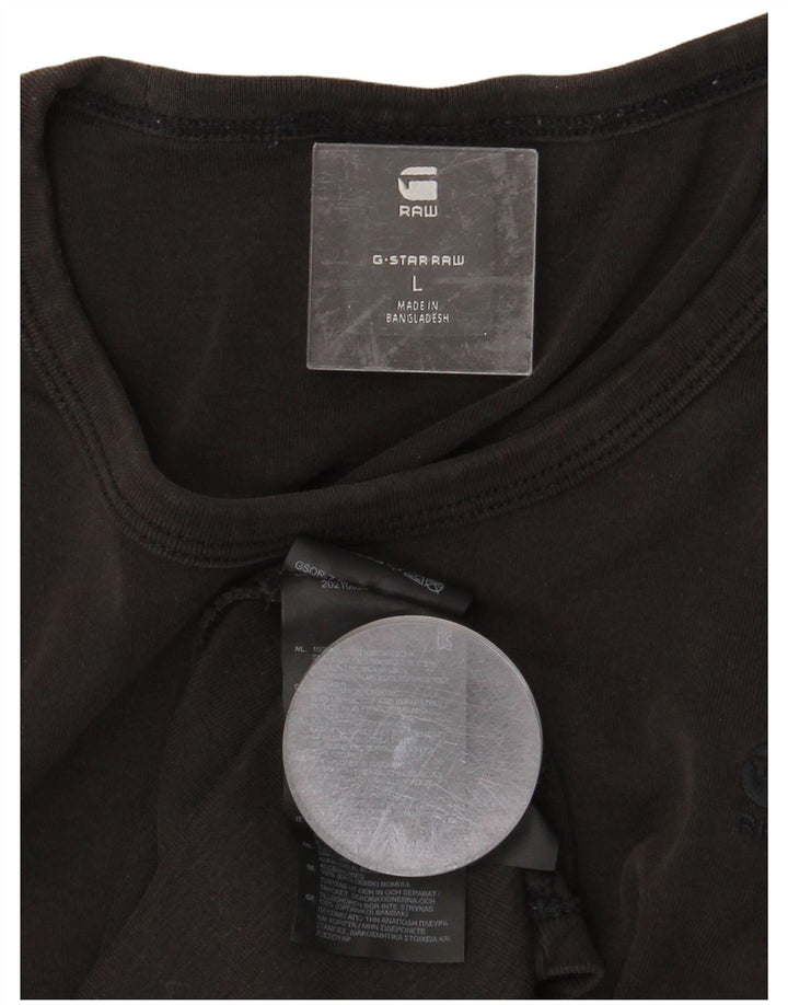 Męski T-shirt G-STAR, duży, szary, bawełniany