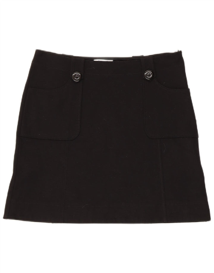 Spódnica mini damska Marella UK 10 Small W34 Czarna wiskoza