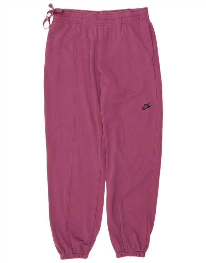 Damskie spodnie dresowe NIKE Joggers UK 16, duże, fioletowe, bawełniane
