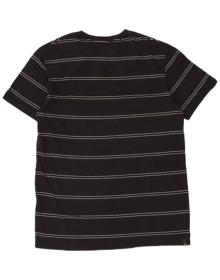 T-shirt męski Rip Curl o standardowym kroju, bawełniany w średnie czarne paski