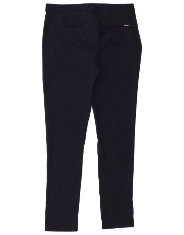 Męskie spodnie chino Zara EU 40 Medium W31 L30 Granatowy poliester