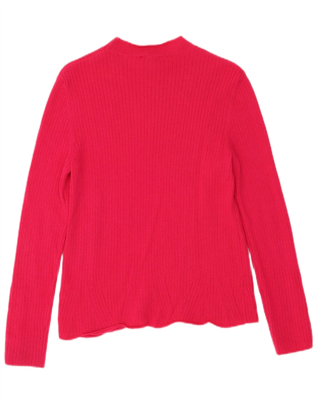 Sweter damski Jigsaw z okrągłym dekoltem UK 10 Small Pink Wełna