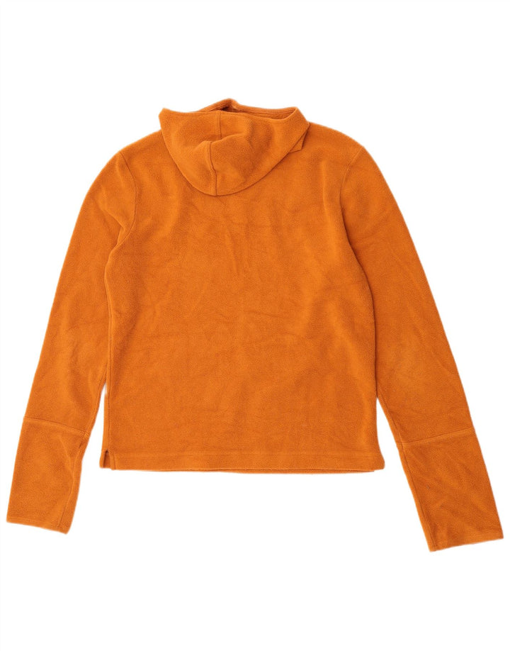Damski sweter polarowy z kapturem Jigsaw UK 14, średni pomarańczowy
