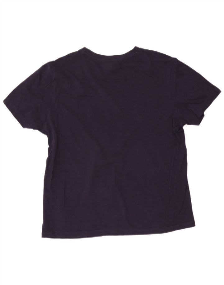 T-shirt męski Kappa, duży, granatowy, bawełniany