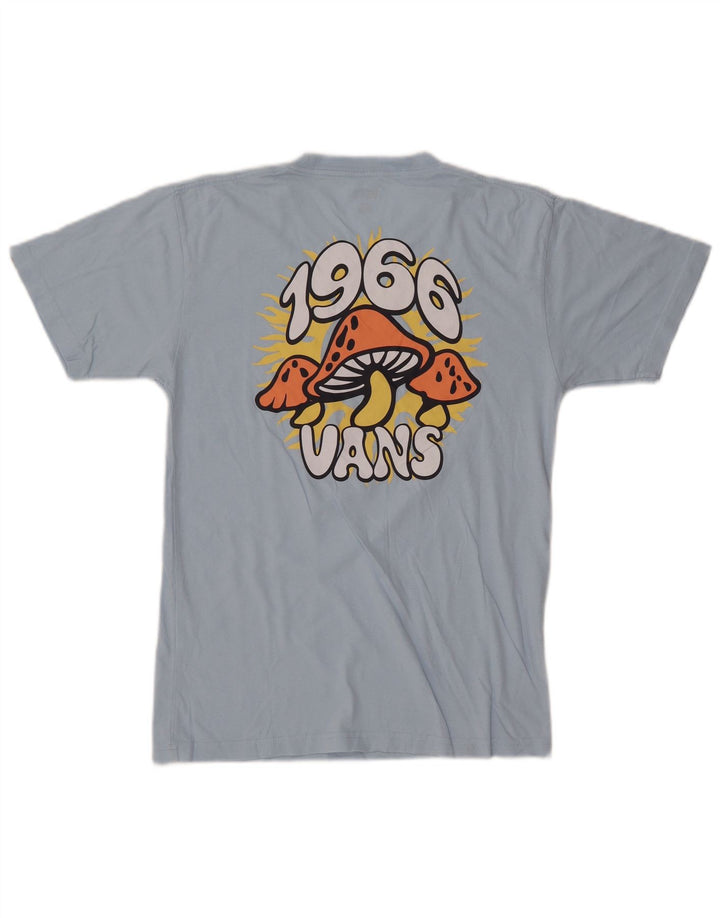 Męski T-shirt z grafiką VANS, mały, niebieski