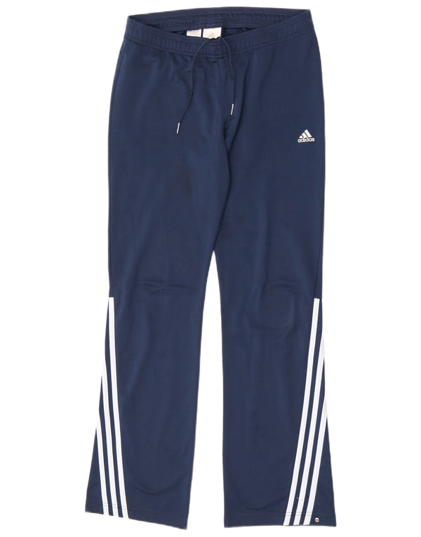 Damskie spodnie dresowe Adidas UK 12 Średni niebieski poliester
