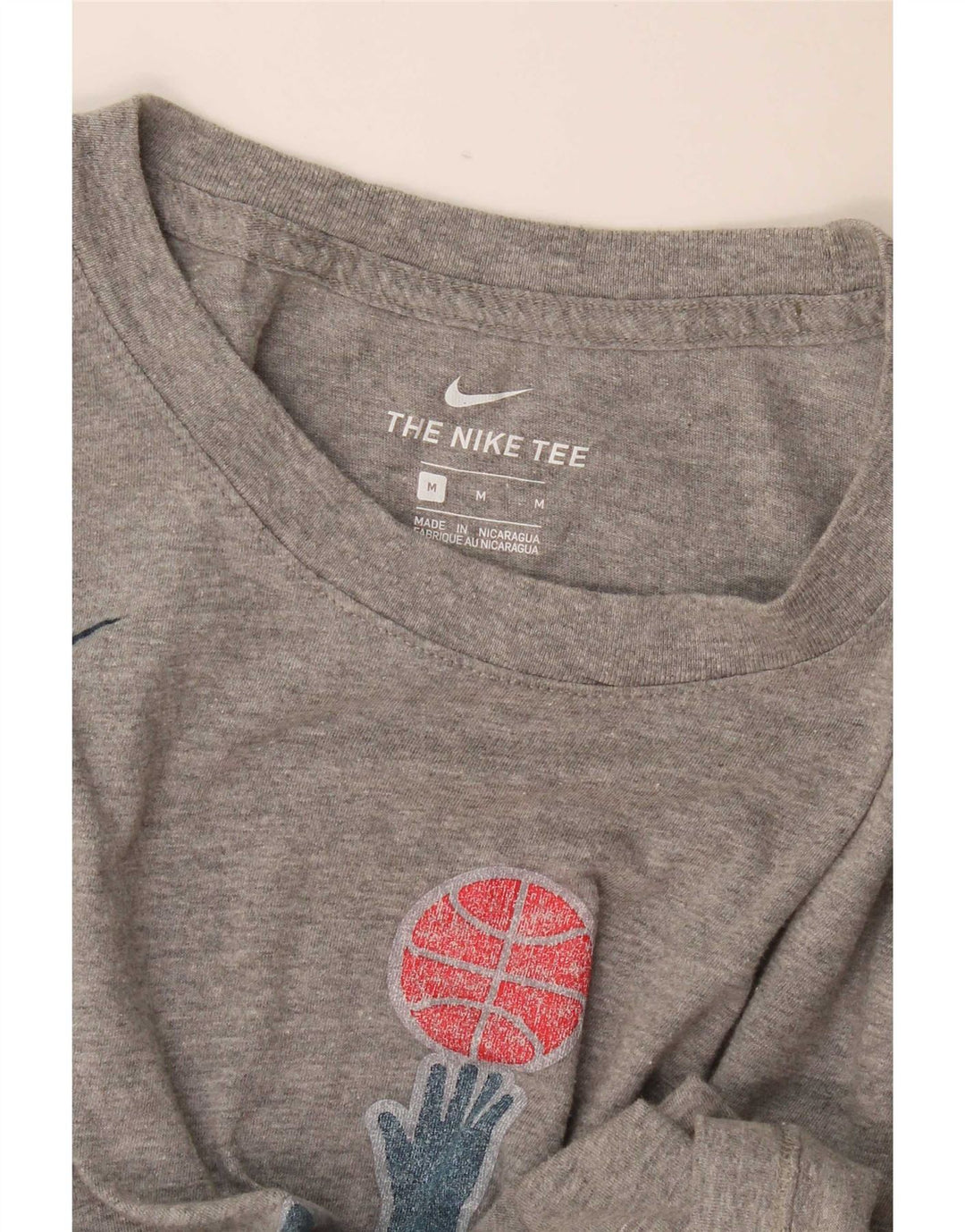 Męski T-shirt z grafiką Nike Washington Wizards, średni szary