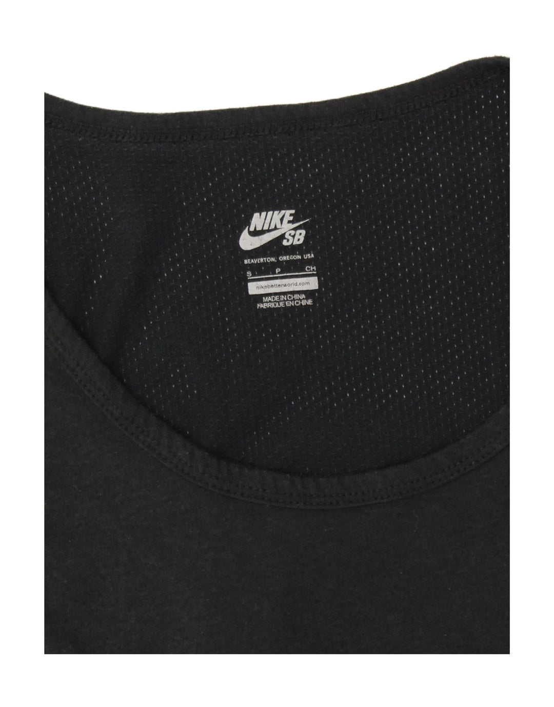 NIKE Mens Vest Top Small Black Vintage Nike and Second-Hand Nike from Messina Hembry 