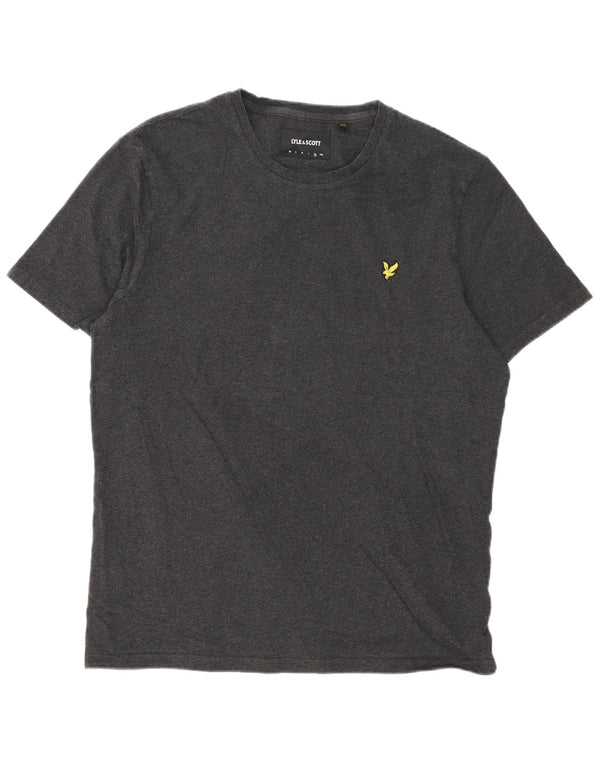 Lyle & Scott Męski T-shirt Top XL, szary, bawełniany