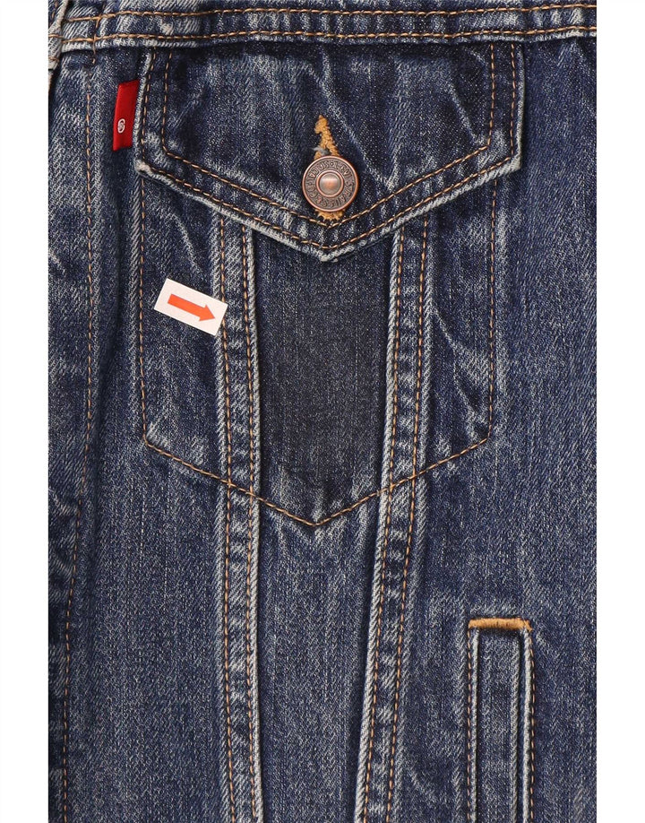 Damska kurtka dżinsowa Levi's UK 14, średnia niebieska, bawełniana