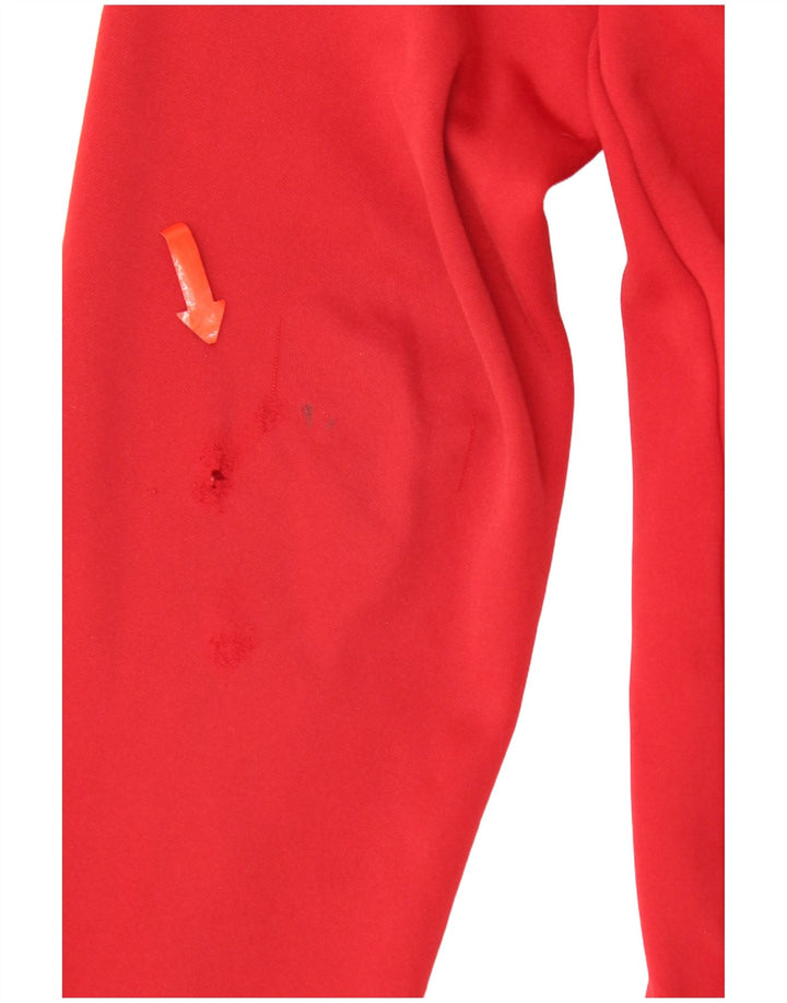 Chłopięca bluza z kapturem Nike Dri Fit, duża, czerwona, poliester, 12-13 lat