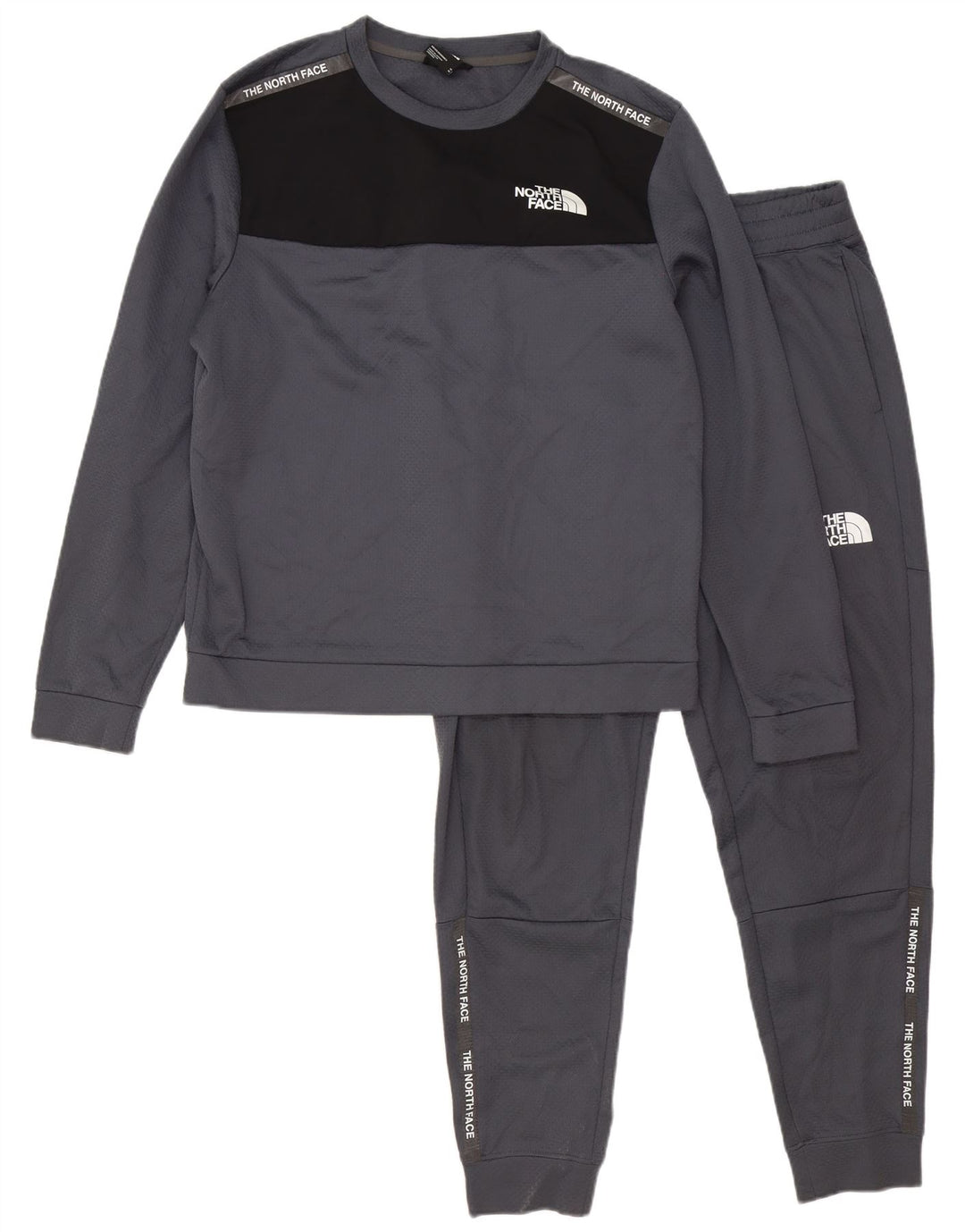 Męski pełny dres The North Face Graphic w kolorze średnioszarym
