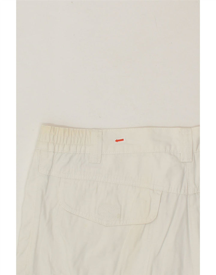 SLAM Mens Cargo Shorts IT 54 2XL W40 White Cotton Vintage Slam and Second-Hand Slam from Messina Hembry 