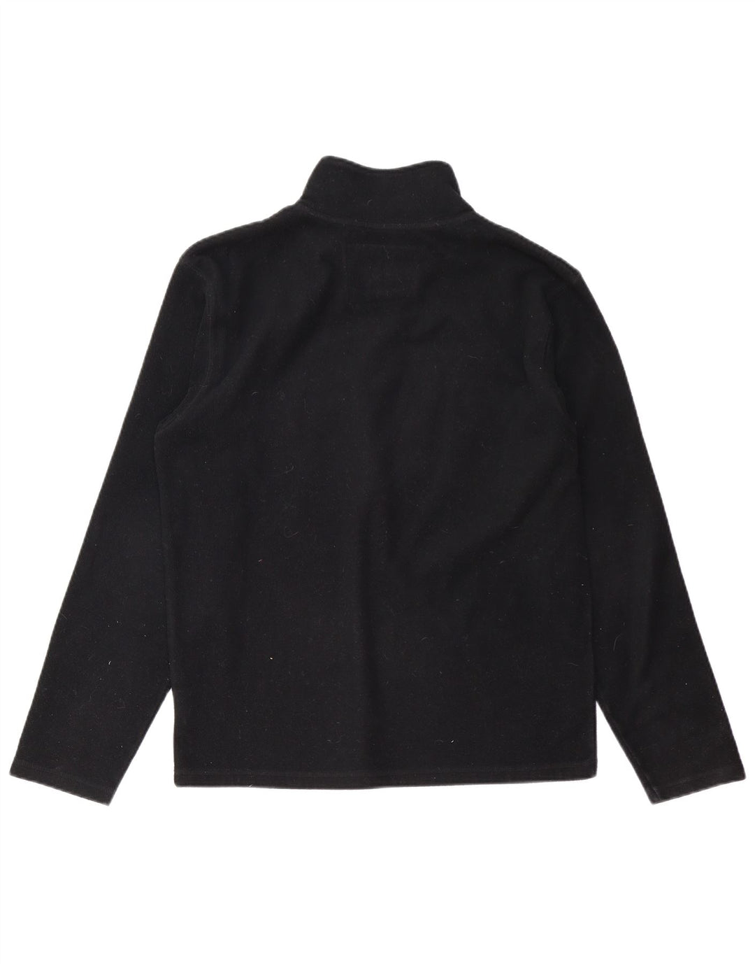 BILLABONG Męski, graficzny sweter polarowy z zamkiem błyskawicznym, mały, czarny poliester