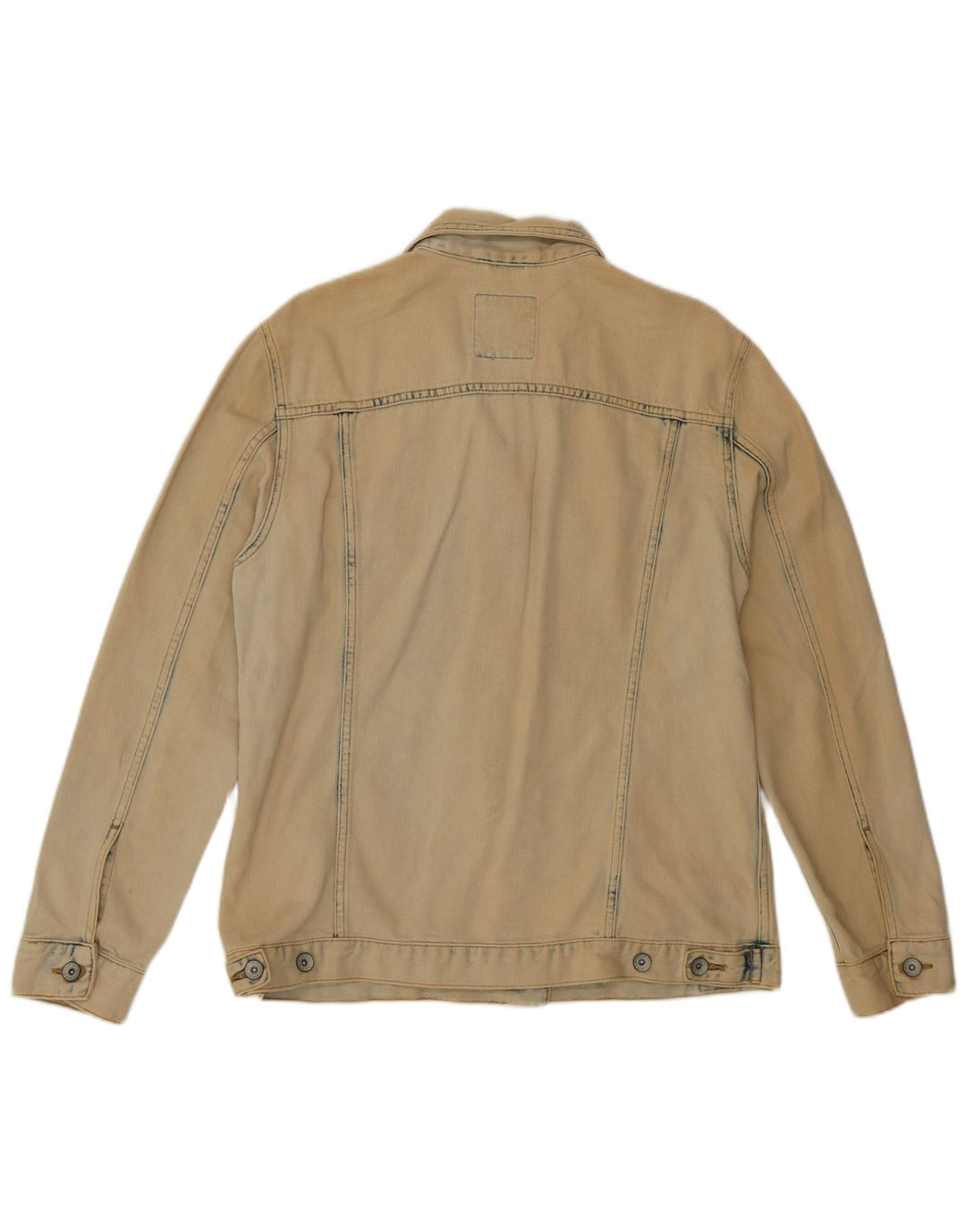 Damska kurtka jeansowa SUPERDRY UK 10 Small, beżowa, bawełniana