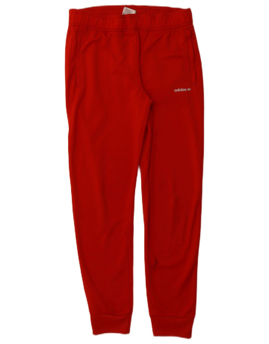 ADIDAS Boys Tracksuit Trousers Joggers 12-13 Years Red Polyester