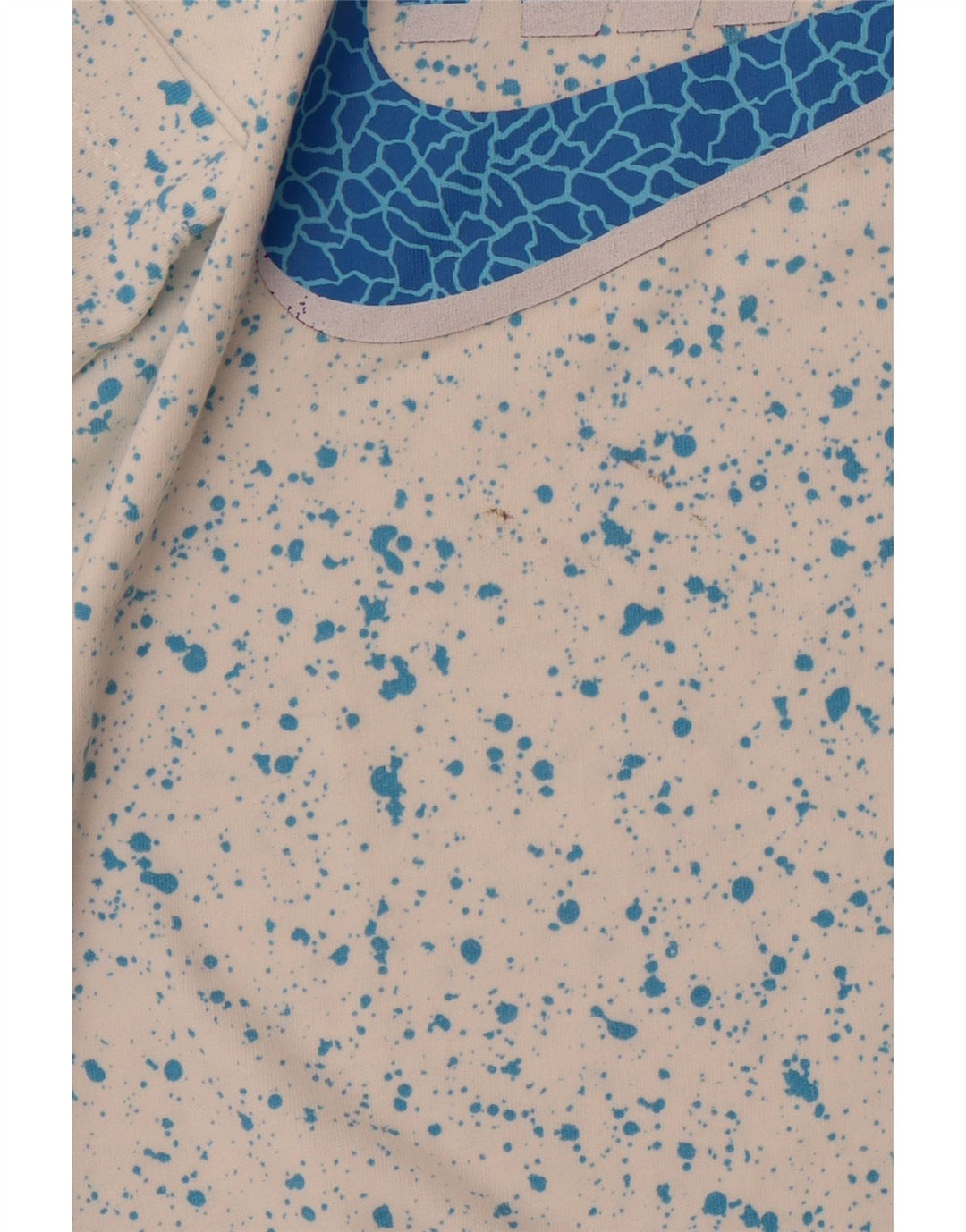 Męski T-shirt z grafiką NIKE Średniej wielkości bawełna w białe plamki