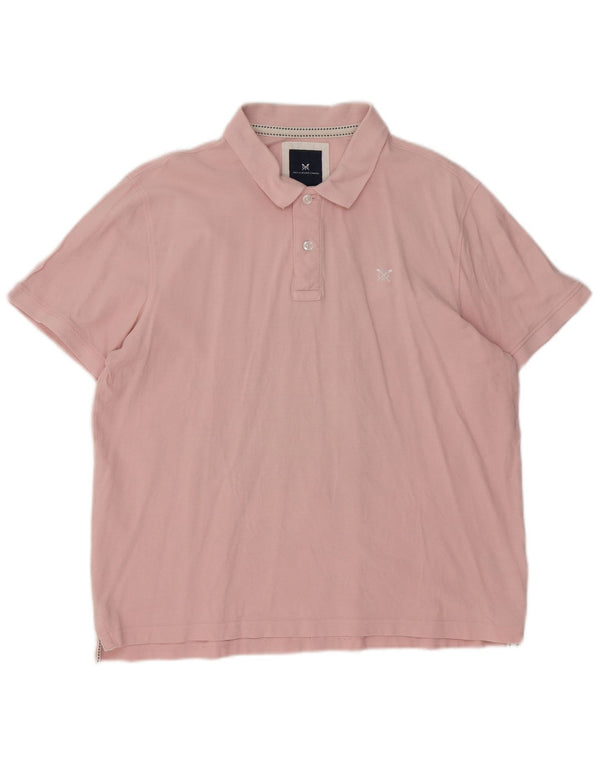 Crew Clothing Męska koszulka polo XL Różowa bawełna