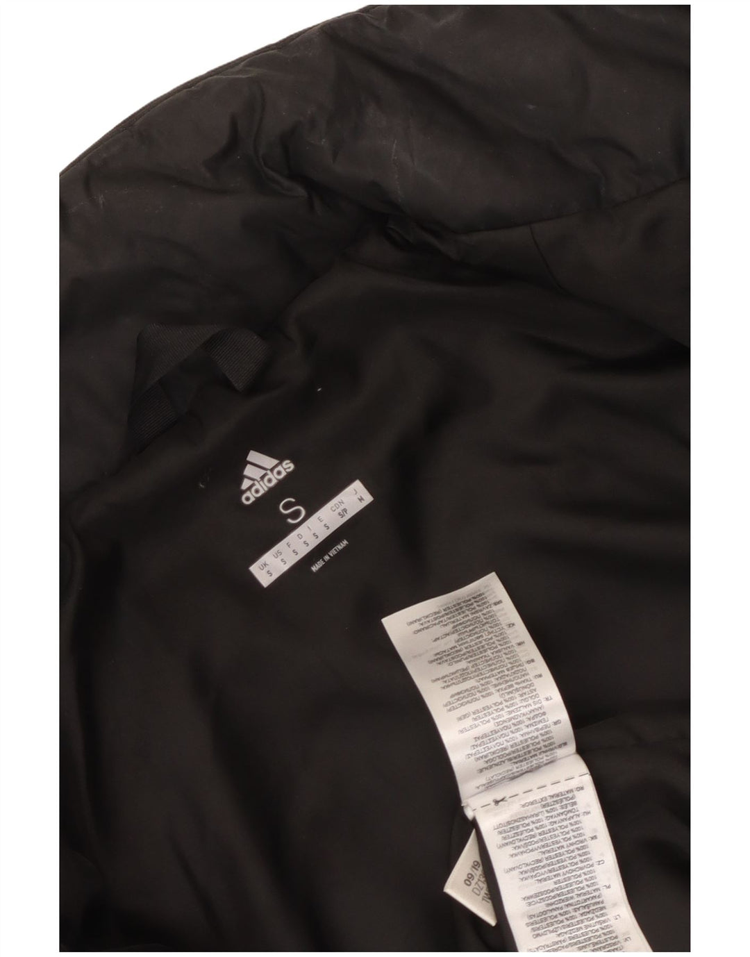Męska ocieplana kurtka Adidas UK 36, mała, czarna, poliester