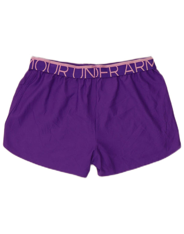 Damskie spodenki sportowe Under Armour Graphic Regular, małe fioletowe