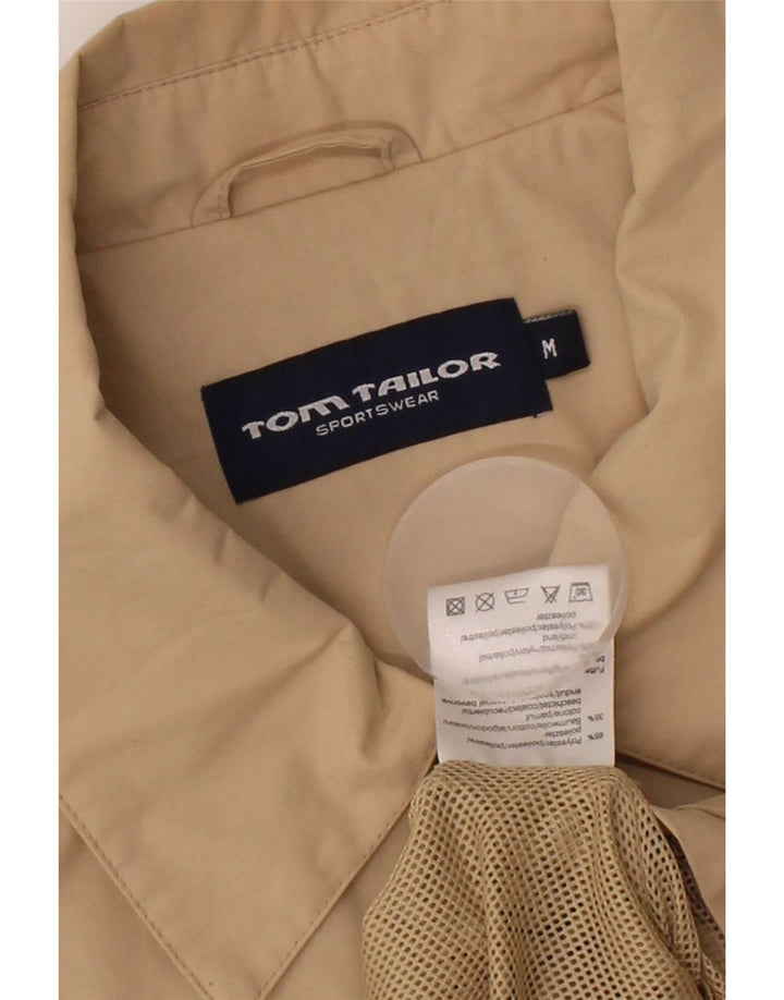 TOM TAILOR Mens Bomber Jacket UK 38 Medium Beige Polyester Vintage Tom Tailor and Second-Hand Tom Tailor from Messina Hembry 