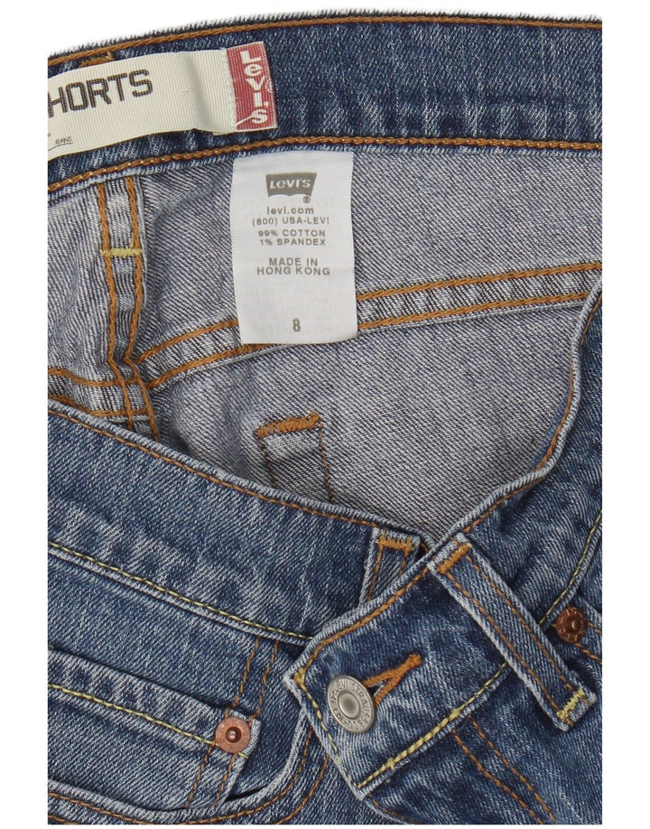 Damskie spodenki jeansowe Levi's 515 US 8 Medium W30, niebieska bawełna