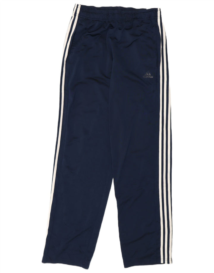 Męskie spodnie dresowe Adidas, średni granatowy poliester