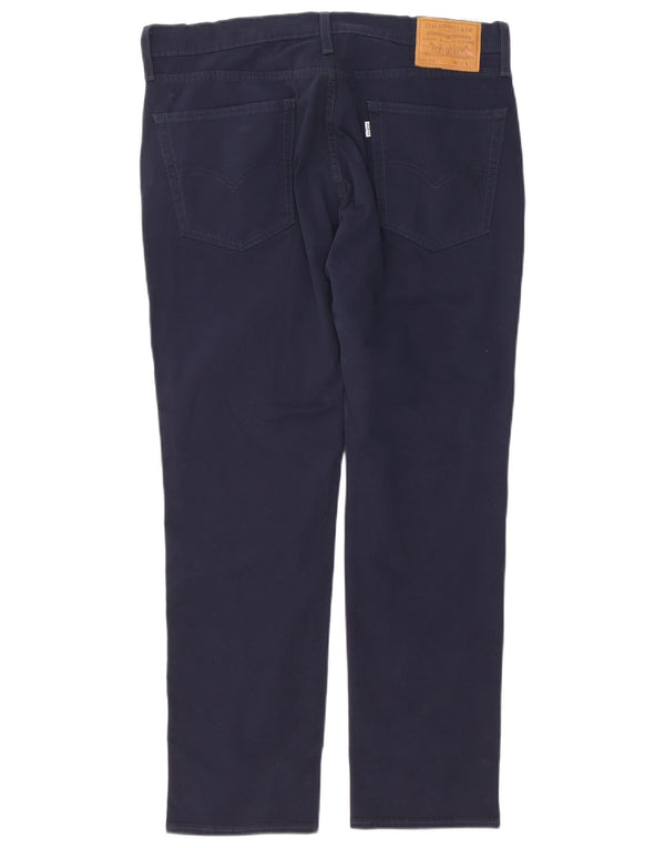 Męskie jeansy Levi's 511 Slim W36 L30 Granatowa bawełna