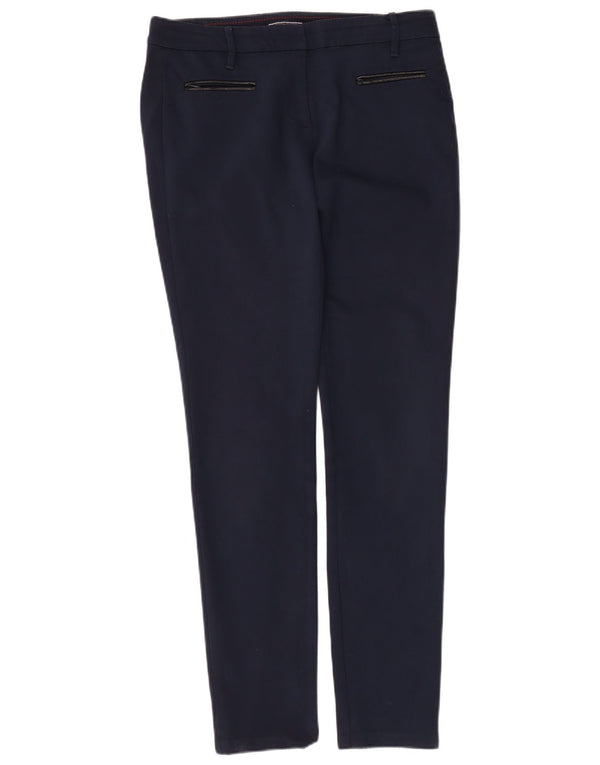 Damskie spodnie typu slim casual Tommy Hilfiger US 8 Medium W32 L31 granatowe